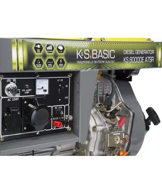 Генератор дизельний Konner & Sohnen BASIC KS 8000DE ATSR Генератор дизельний Konner & Sohnen BASIC KS 8000DE ATSR