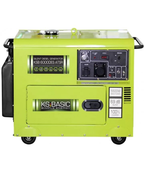 Генератор дизельний Konner & Sohnen BASIC KSB 6000DES- ATSR