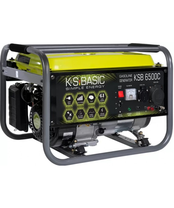Генератор бензиновий Konner & Sohnen BASIC KSB 6500С