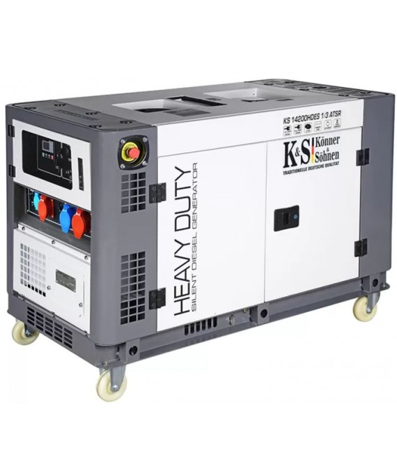 Генератор дизельний Konner & Sohnen KS 14200HDE 1/3 ATSR