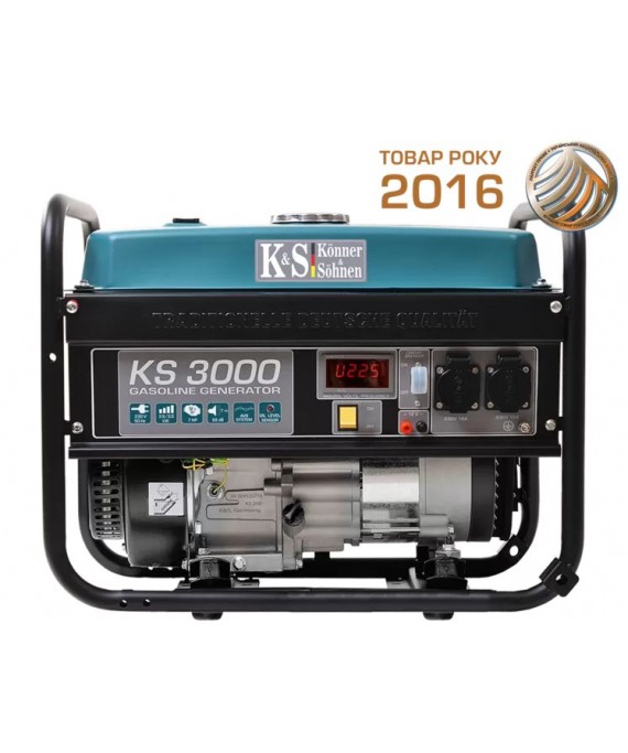 Генератор бензиновий Konner & Sohnen KS 3000 Генератор бензиновий Konner & Sohnen KS 3000