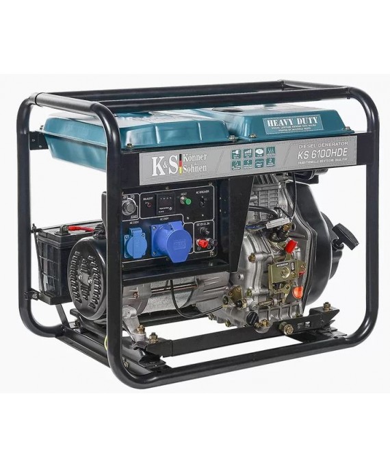 Генератор дизельный Konner&Sohnen KS 6100HDE (EURO V)