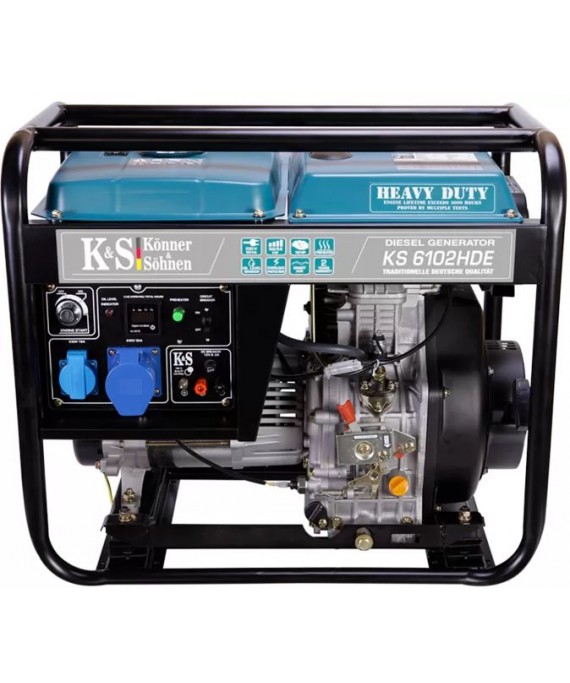 Генератор дизельный Konner&Sohnen KS 6102HDE (EURO II)