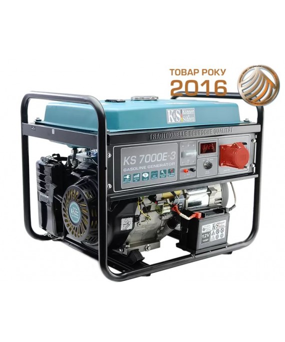 Генератор бензиновий Konner & Sohnen KS 7000E-3