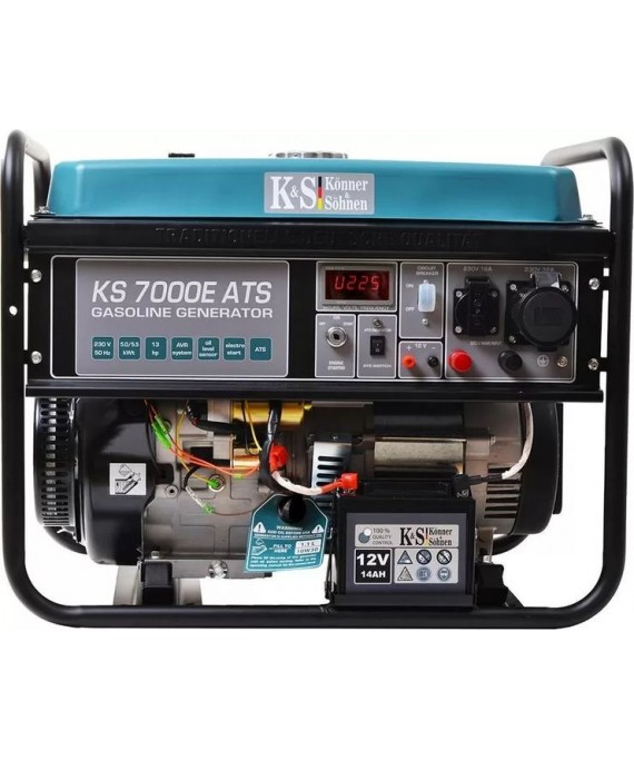 Генератор бензиновий Konner & Sohnen KS 7000E ATS Генератор бензиновий Konner & Sohnen KS 7000E ATS