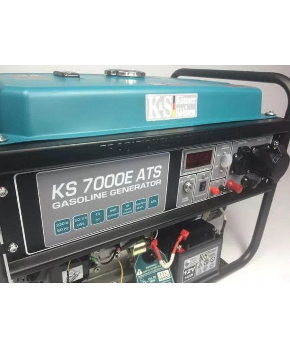Генератор бензиновий Konner & Sohnen KS 7000E ATS Генератор бензиновий Konner & Sohnen KS 7000E ATS
