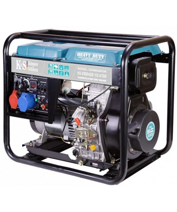 Генератор дизельний Konner & Sohnen KS 8102HDE-1/3 atsR (EURO II)