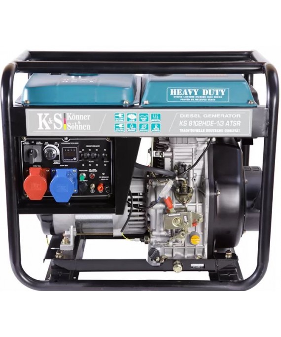 Генератор дизельний Konner & Sohnen KS 8102HDE-1/3 atsR (EURO II)