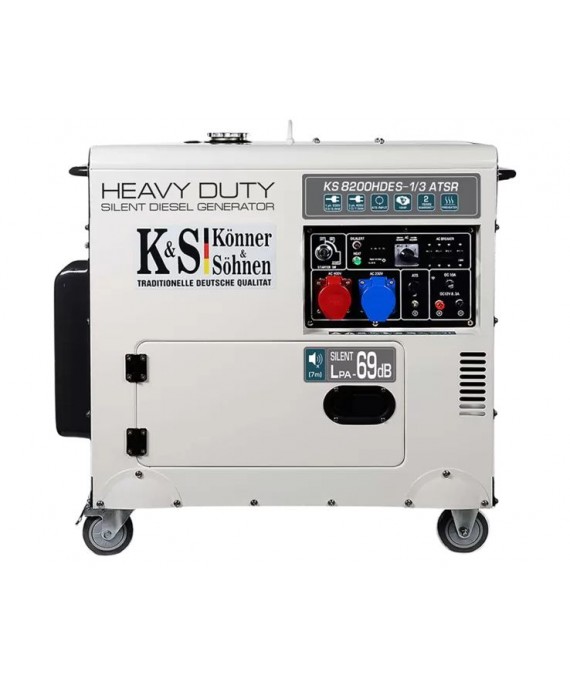 Генератор дизельний Konner & Sohnen KS 8200HDES-1/3 ATSR (EURO V)