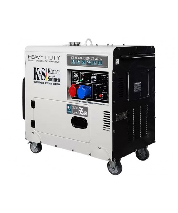 Генератор дизельний Konner & Sohnen KS 8200HDES-1/3 ATSR (EURO V)