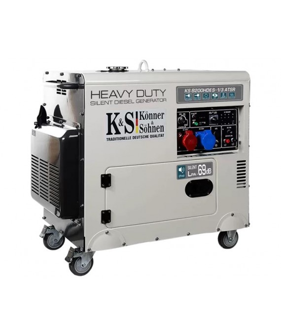Генератор дизельний Konner & Sohnen KS 8200HDES-1/3 ATSR (EURO V)